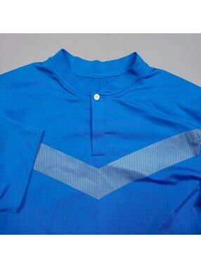 Nike Tiger Woods Vapor Blade Collar Golf Polo Shirt Small